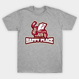 Hockey is my happy place T-Shirt